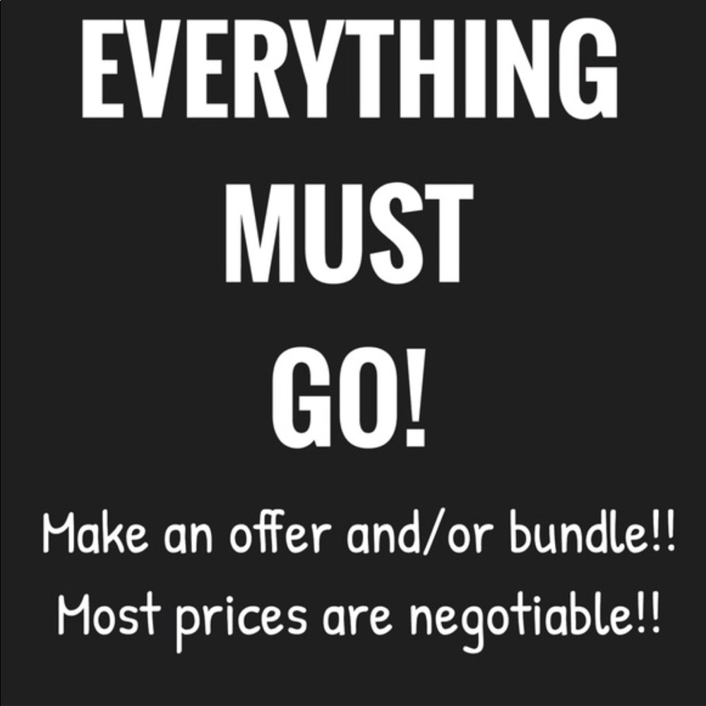 Sale!! Make offers, price is negotiable!!!